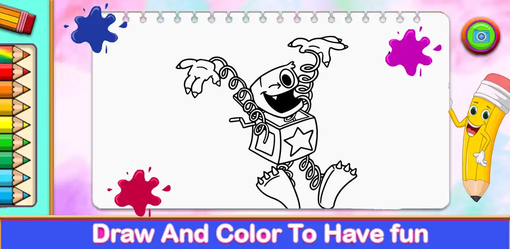 Play Boxy Boo Play Time Coloring  and enjoy Boxy Boo Play Time Coloring with UptoPlay