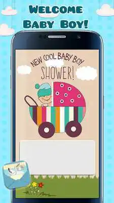 Play Boy Baby Shower Invitations