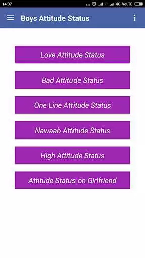 Play Boys Attitude Status