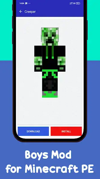 Play Boys Mod for Minecraft PE as an online game Boys Mod for Minecraft PE with UptoPlay