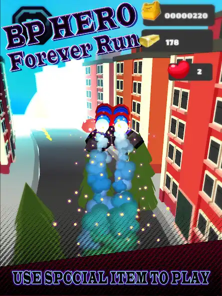 Play BP Hero Forever Run as an online game BP Hero Forever Run with UptoPlay