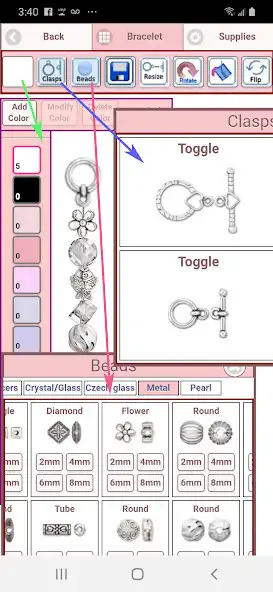 Play Bracelet Creator as an online game Bracelet Creator with UptoPlay