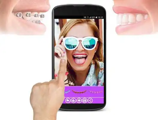 Play Braces Teeth Booth Selfie real