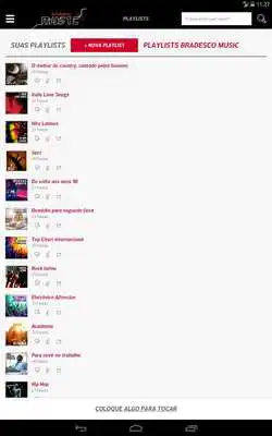 Play Bradesco Music Tablet