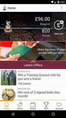 Play Bradford City F.C. Rewards