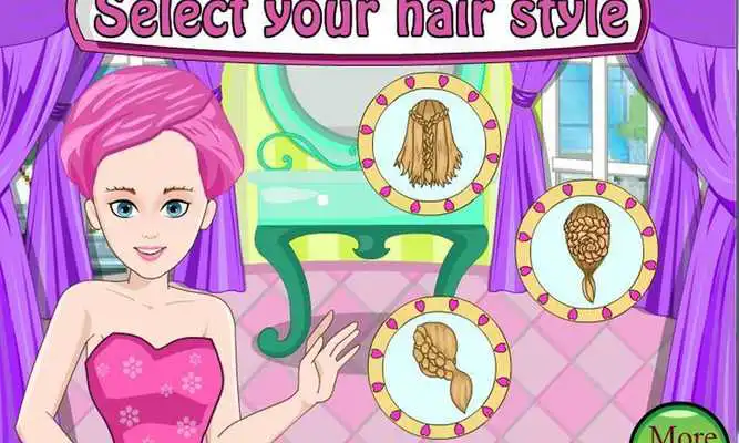 Play Braided hairstyles hair salon