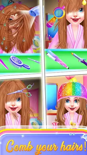 Play Braided princess hair salon as an online game Braided princess hair salon with UptoPlay