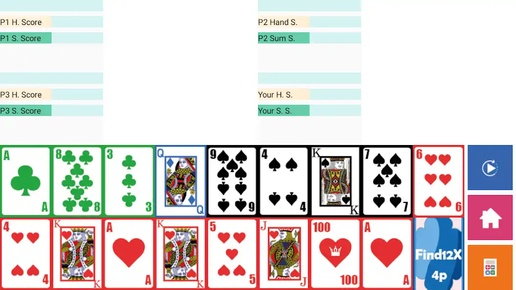 Play Brain Card Game - Find12x 4P as an online game Brain Card Game - Find12x 4P with UptoPlay