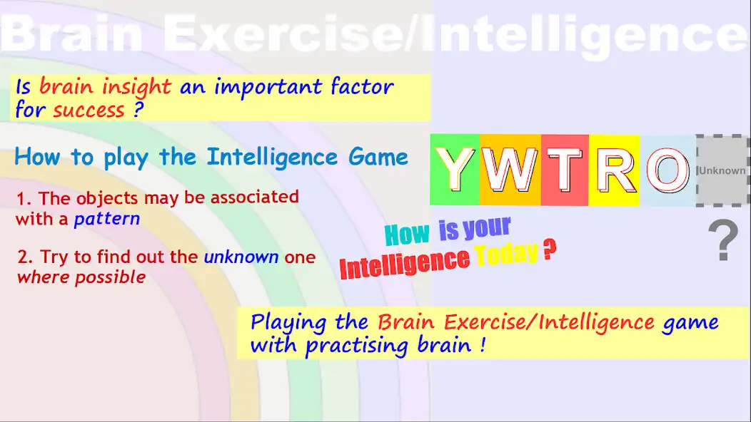 Play Brain Exercise / Intelligence  and enjoy Brain Exercise / Intelligence with UptoPlay