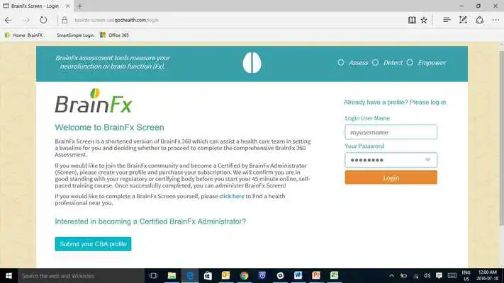 Play BrainFx Screen
