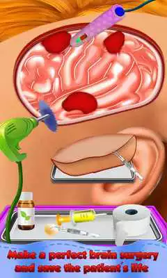 Play Brain Operation Surgery Simulator: Hospital Game