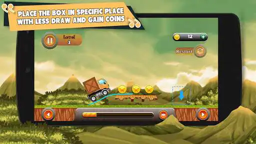 Play Brain Physics Truck Puzzle as an online game Brain Physics Truck Puzzle with UptoPlay