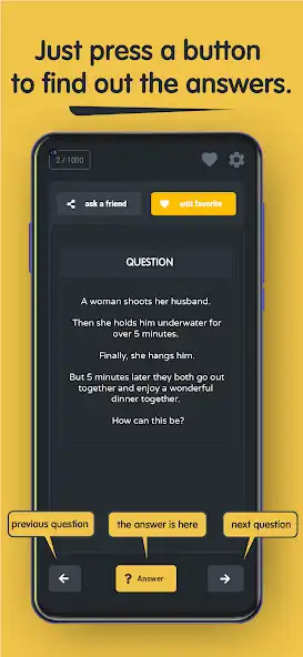 Play Brains - 600+ Logic Questions as an online game Brains - 600+ Logic Questions with UptoPlay