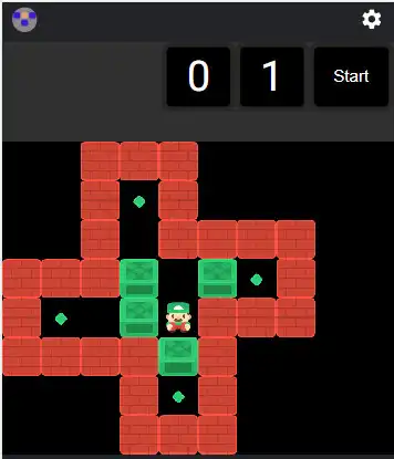 Play Brain Sokoban as an online game Brain Sokoban with UptoPlay