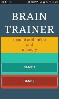Play BrainTrainer-memory,mentalmath
