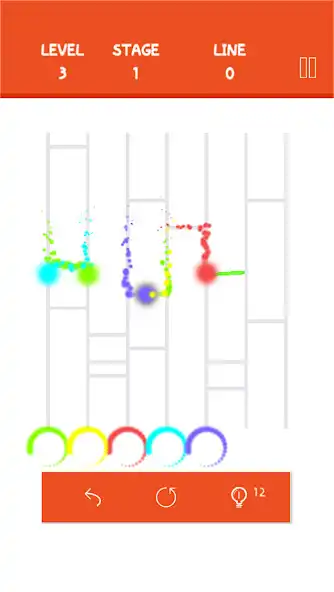 Play Braintraining：AmidaLinePuzzle as an online game Braintraining：AmidaLinePuzzle with UptoPlay