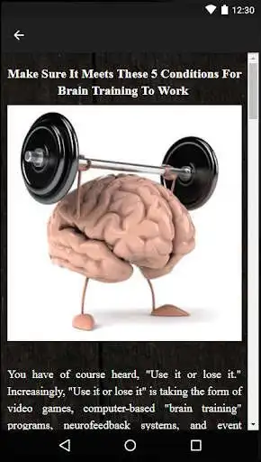 Play Brain Training Techniques as an online game Brain Training Techniques with UptoPlay