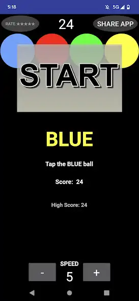 Play Brain Treadmill Tap Color Ball as an online game Brain Treadmill Tap Color Ball with UptoPlay
