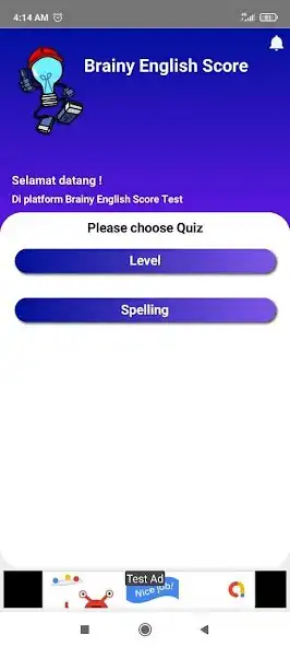 Play Brainy English Score as an online game Brainy English Score with UptoPlay