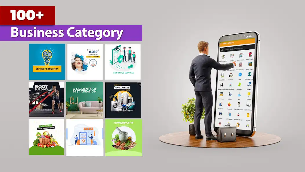 Play Brand Ad Wala -Poster Maker as an online game Brand Ad Wala -Poster Maker with UptoPlay