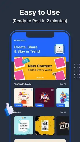 Play Brand Buzz- Flyer Poster Maker  and enjoy Brand Buzz- Flyer Poster Maker with UptoPlay