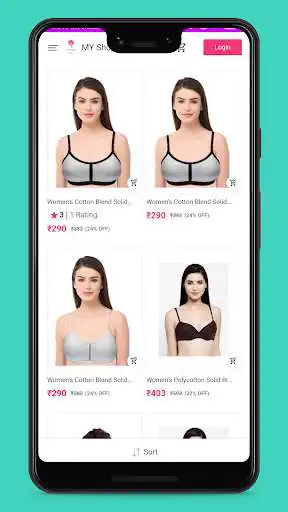 Play Bra Shopping App as an online game Bra Shopping App with UptoPlay