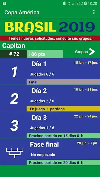 Play Brasil 2019 Copa - Forecasting competition  and enjoy Brasil 2019 Copa - Forecasting competition with UptoPlay