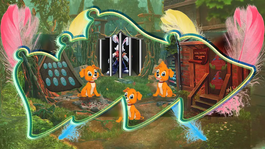 Play Brave Rabbit Escape as an online game Brave Rabbit Escape with UptoPlay