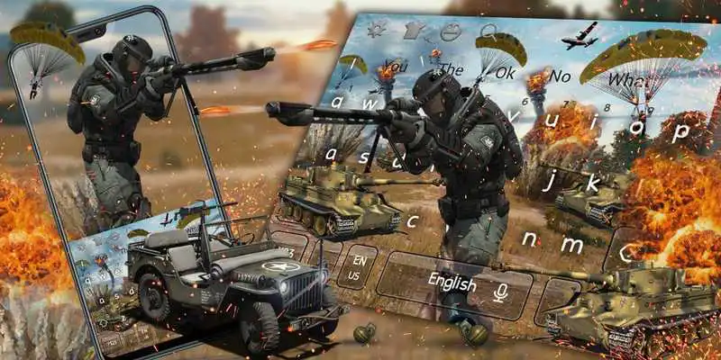 Play Brave Soldier Keyboard Theme