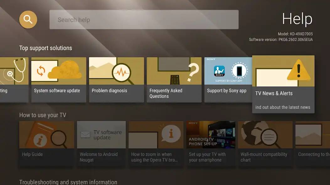 Play BRAVIA™ Help  and enjoy BRAVIA™ Help with UptoPlay
