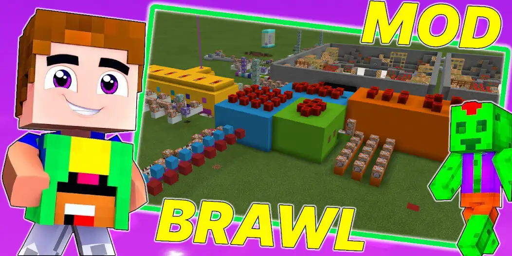 Play BrawlCraft Mod as an online game BrawlCraft Mod with UptoPlay
