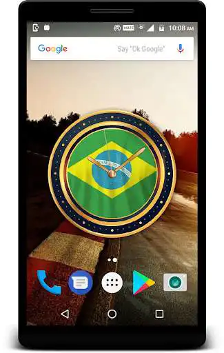 Play Brazil clock live wallpaper  and enjoy Brazil clock live wallpaper with UptoPlay
