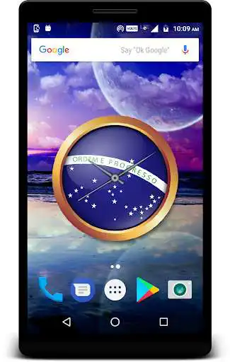 Play Brazil clock live wallpaper as an online game Brazil clock live wallpaper with UptoPlay