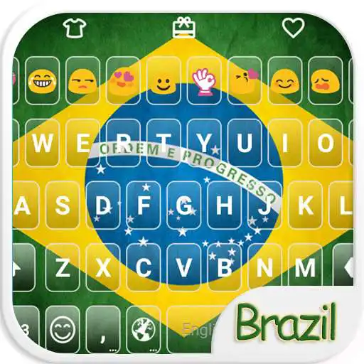 Run free android online Brazil Emoji Keyboard Theme APK
