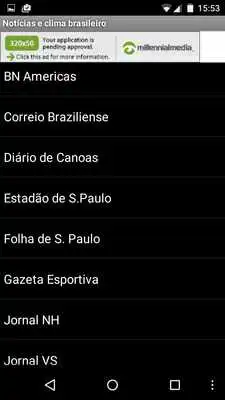 Play Brazilian newspapers and sport