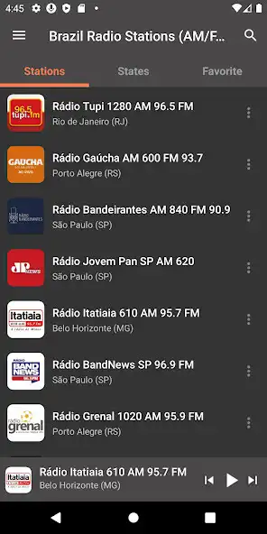 Play Brazil Radio Stations AM  FM  and enjoy Brazil Radio Stations AM  FM with UptoPlay
