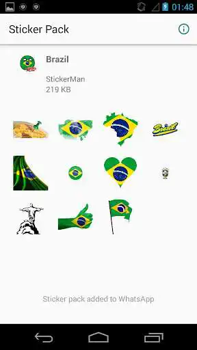 Play brazil stickers for whatsapp  and enjoy brazil stickers for whatsapp with UptoPlay