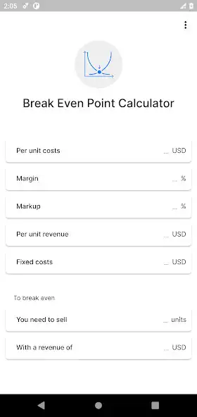 Play Break Even Point Calculator  and enjoy Break Even Point Calculator with UptoPlay