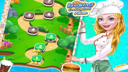 Play Breakfast Cooking Food Fever as an online game Breakfast Cooking Food Fever with UptoPlay