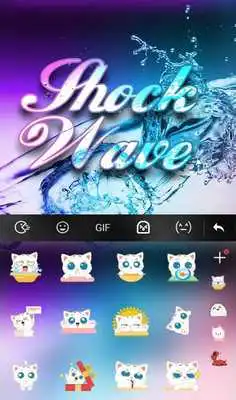 Play Breaking Glass Water FREE Keyboard Theme