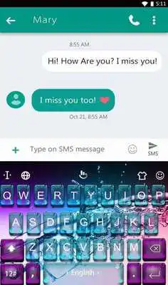 Play Breaking Glass Water FREE Keyboard Theme