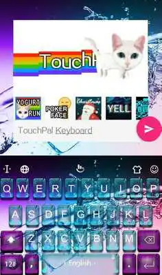 Play Breaking Glass Water FREE Keyboard Theme