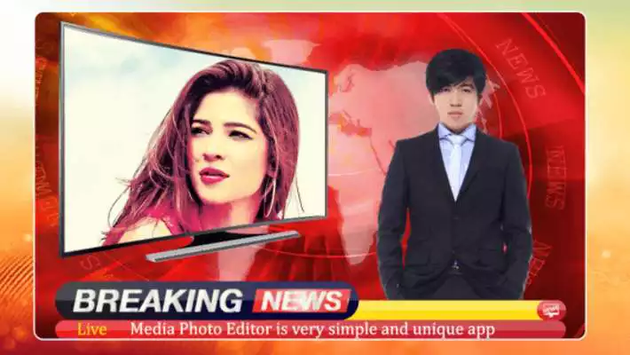 Play Breaking News Photo Frame