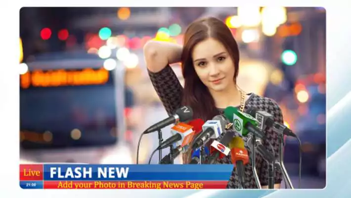 Play Breaking News Photo Frame