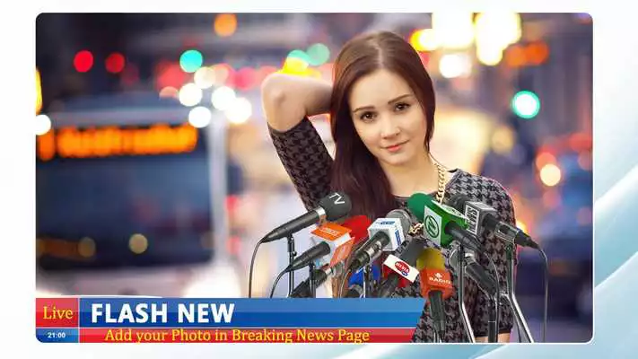 Play Breaking News Photo Frame