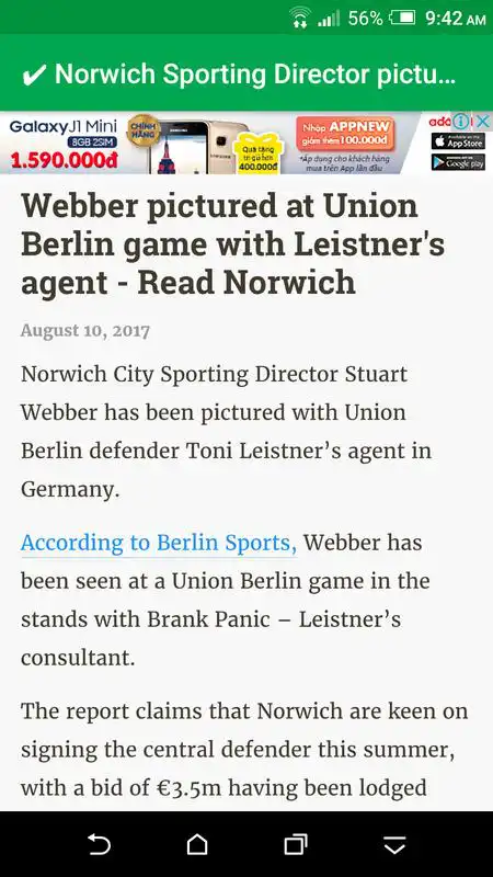 Play Breaking Norwich City News