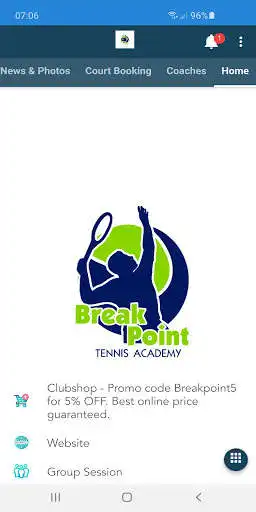 Play Breakpoint Tennis Academy as an online game Breakpoint Tennis Academy with UptoPlay