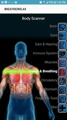 Play Breathe2Relax as an online game Breathe2Relax with UptoPlay