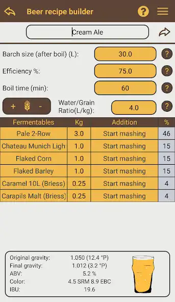 Play Brewing Calculator PRO as an online game Brewing Calculator PRO with UptoPlay
