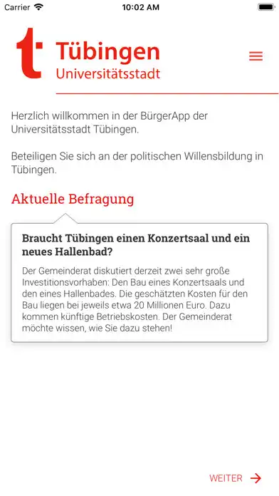 Play BürgerApp Tübingen  and enjoy BürgerApp Tübingen with UptoPlay